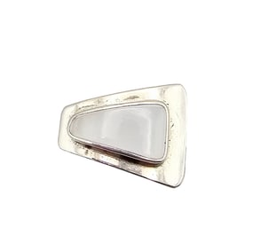 Mexico Mother Of Pearl Sterling Silver Ring Size 5.5 3 G