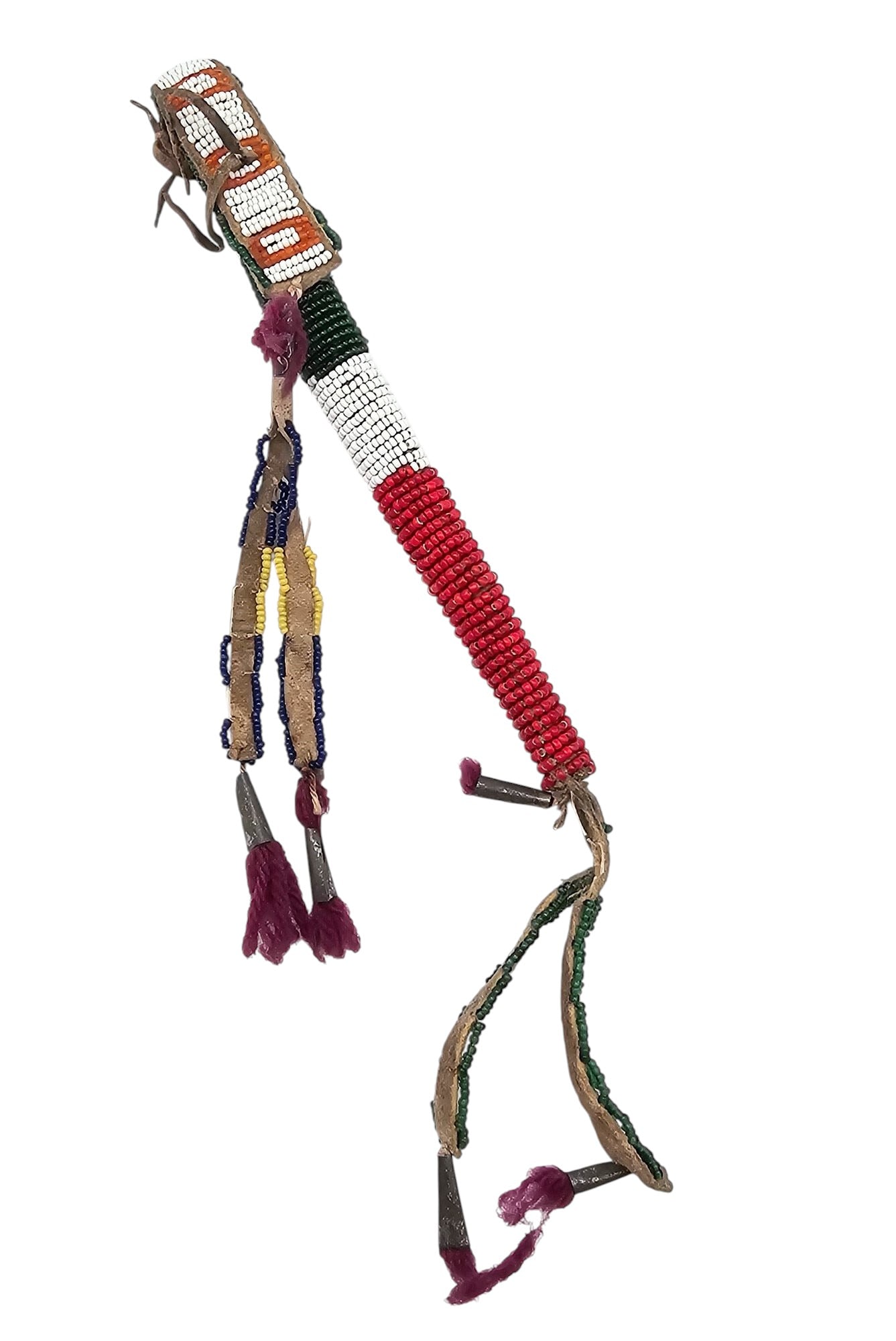 Vintage Native Crow Beaded Awl Case (1 of 5)