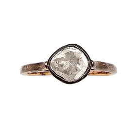 D'Joy Diamond Gold Over Sterling Silver Cocktail Ring Size 8.5 2.1 G