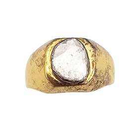 D'Joy Diamond Gold Over Sterling Silver Cocktail Ring Size 9.75 8.6 G