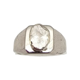 D'Joy Diamond Sterling Silver Cocktail Ring Size 8.5 5.2 G