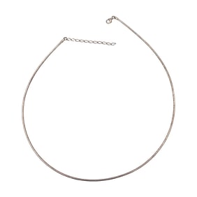 Italy Sterling Silver Snake Chain Necklace 8 G