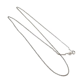 Sterling Silver Cable Chain Necklace 1.6 G