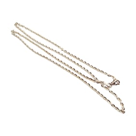 Sterling Silver Cable Chain Necklace 4.3 G