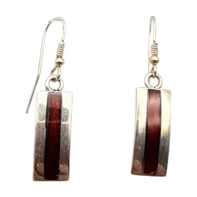 New Polish Amber Sterling Silver Dangle Earrings 7 G