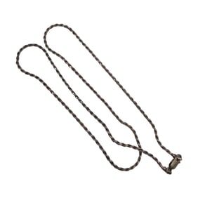 Italy Sterling Silver Rope Chain Necklace 5.8 G