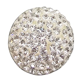 Rhinestone Sterling Silver Cocktail 5.75 4.1 G