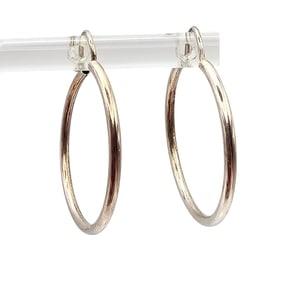 Sterling Silver Hoop Earrings 1.5 G