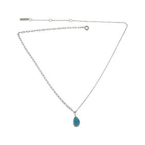 Ania Haie Turquoise Sterling Silver Necklace 2.6 G