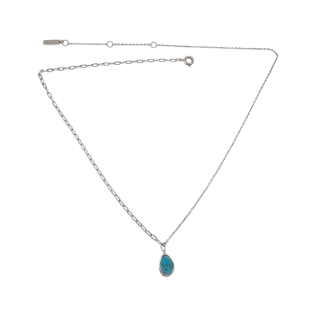 Ania Haie Turquoise Sterling Silver Necklace 2.6 G (1 of 4)