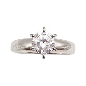 CW Cubic Zirconia Sterling Silver Cocktail Ring Size 5.75 3.9 G