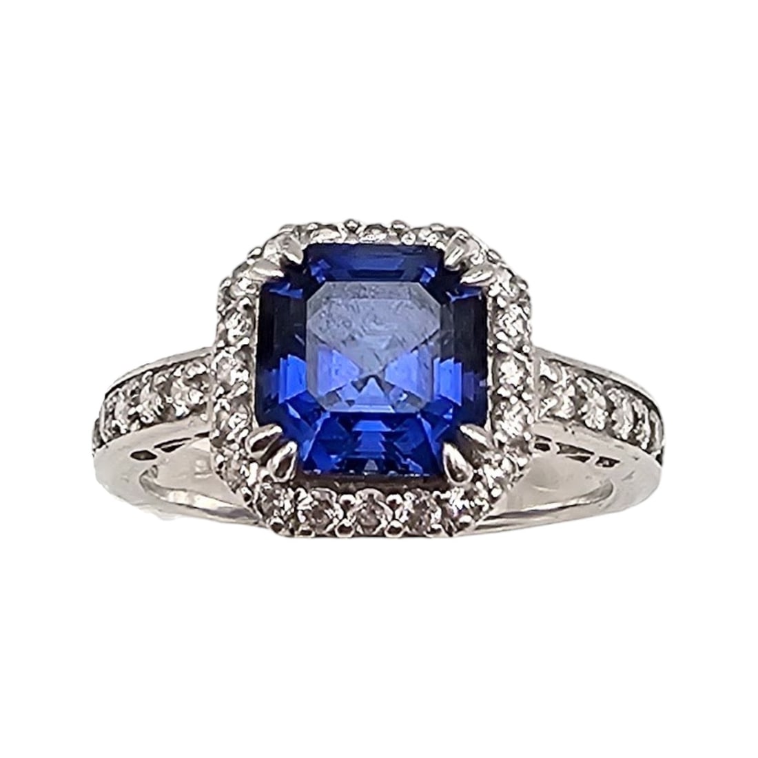 FC Cubic Zirconia Sterling Silver Cocktail Ring Size 6.75 3.7 G: FC Cubic Zirconia Sterling Silver Cocktail Ring Size 6.75 3.7 G