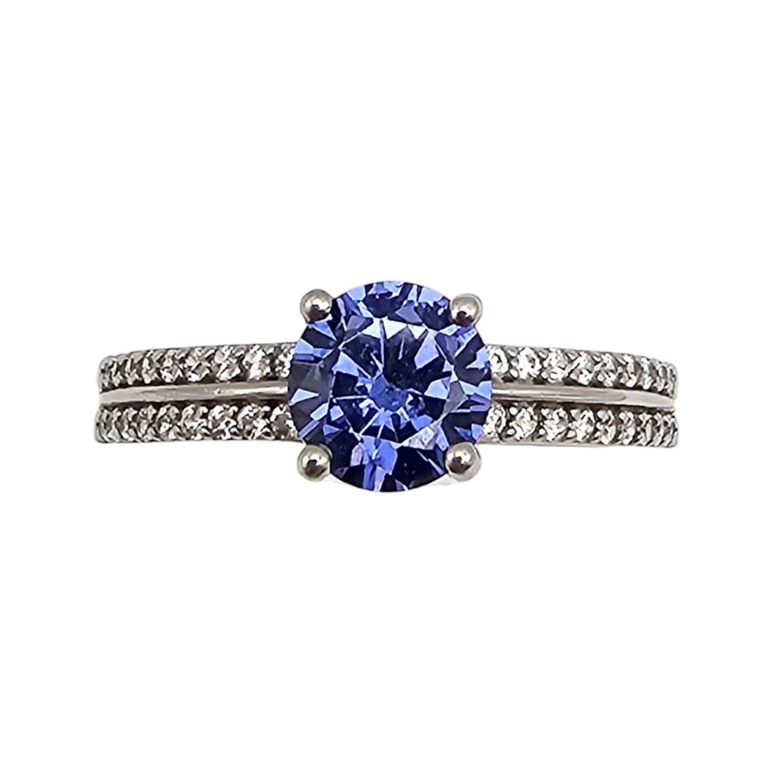 DK Gemstone Sterling Silver Cocktail Ring Size 9.5 3.6 G (1 of 4)