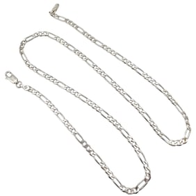Italy Figaro Chain Necklace 6.2 G