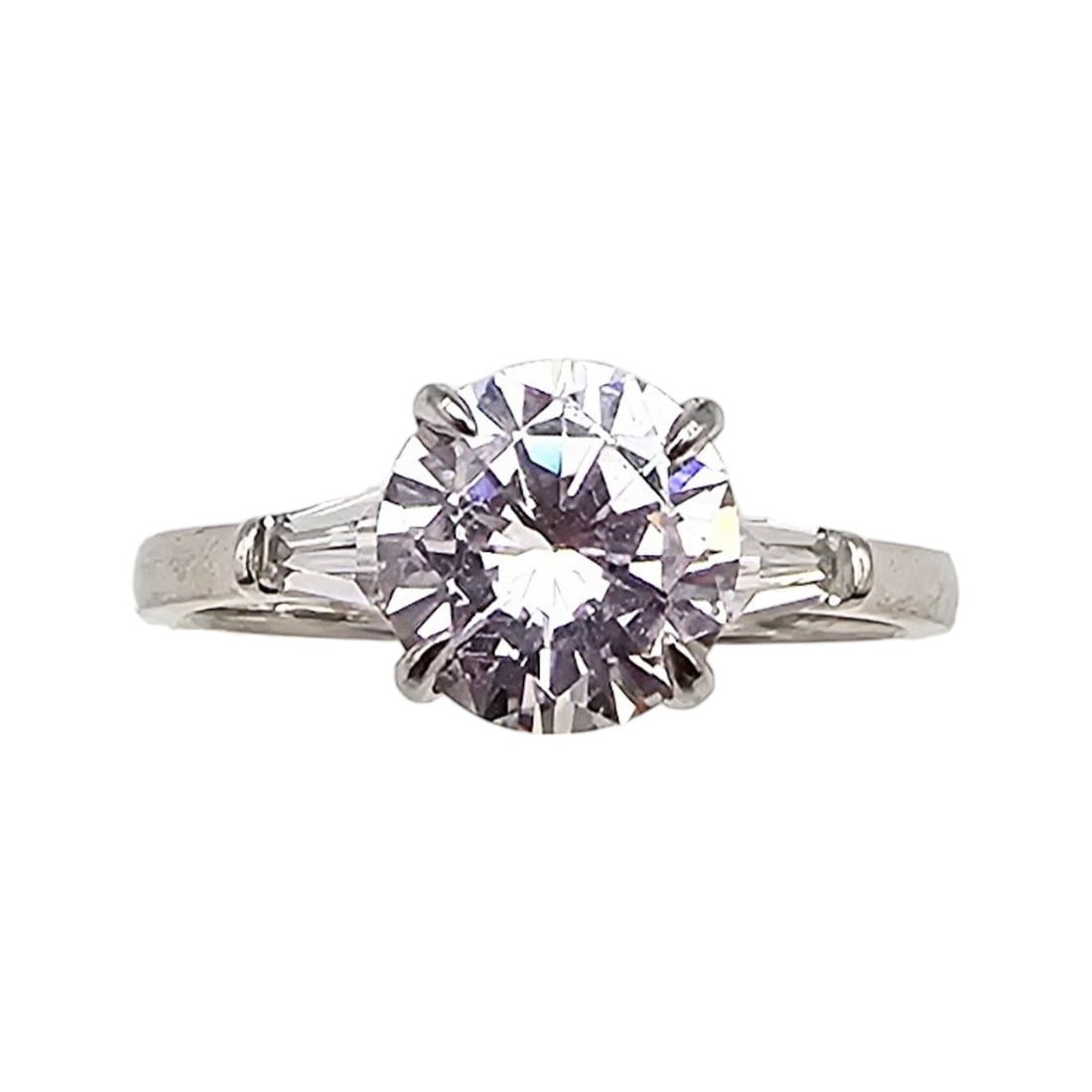 S Rhinestone Sterling Silver Cocktail Ring Size 7.5 3 G: S Rhinestone Sterling Silver Cocktail Ring Size 7.5 3 G