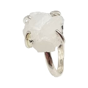 Moonstone Sterling Silver Ring Size 9 4.3 G