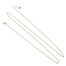 RDR 10K Gold Cable Chain Necklace 0.5 G