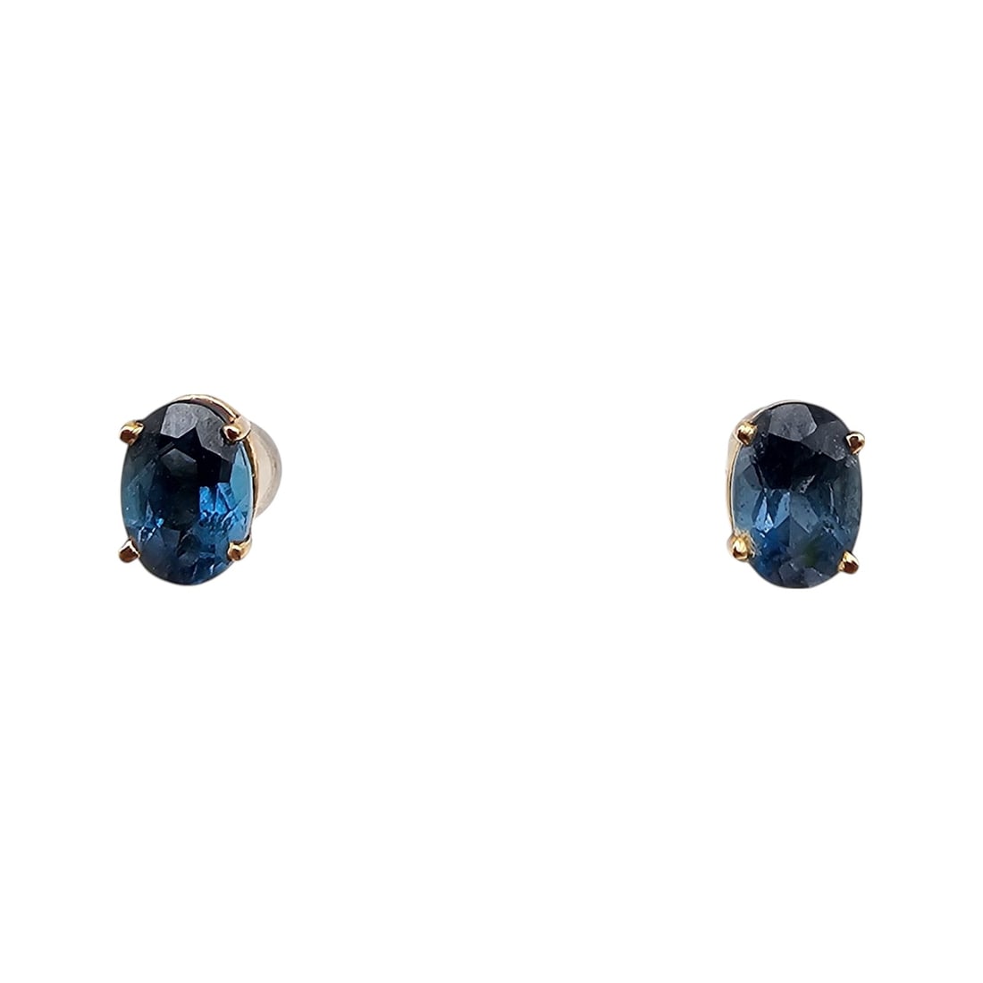 RGE 10K Gold Tourmaline Earrings 1 G Approximately 1.54 TCW: RGE 10K Gold Tourmaline Earrings 1 G Approximately 1.54 TCW