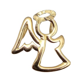 OR 10K Gold Angel Pendant 0.1 G