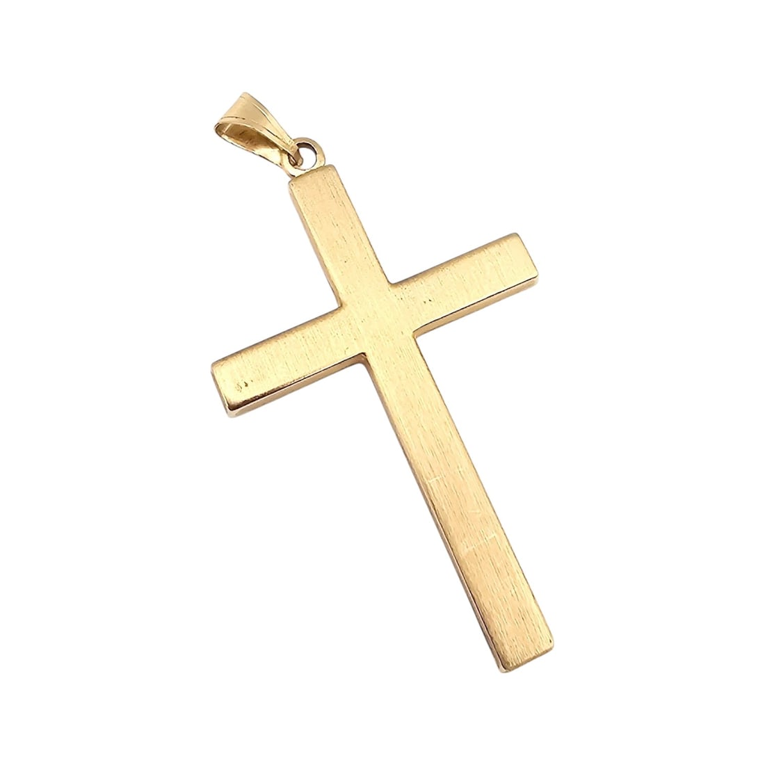 JJ 14K Gold Cross Pendant 1.8 G: JJ 14K Gold Cross Pendant 1.8 G