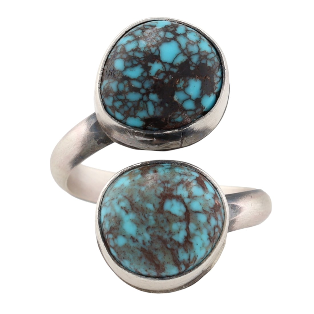 Eli Skeets Navajo Sterling Egyptian Turquoise Adjustable Ring (1 of 6)