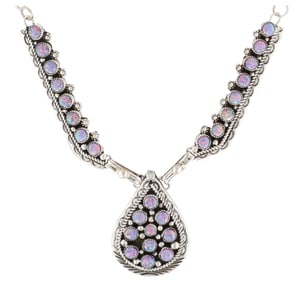 Darlene Begay Navajo Sterling Opal Necklace