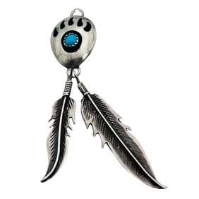 Navajo Sterling Pendant 3.87 G