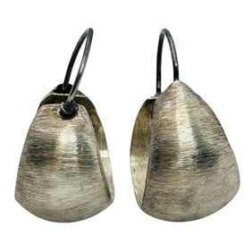 TAXCO Plata Mexico, Sterling Hoop Earring 6.23 G