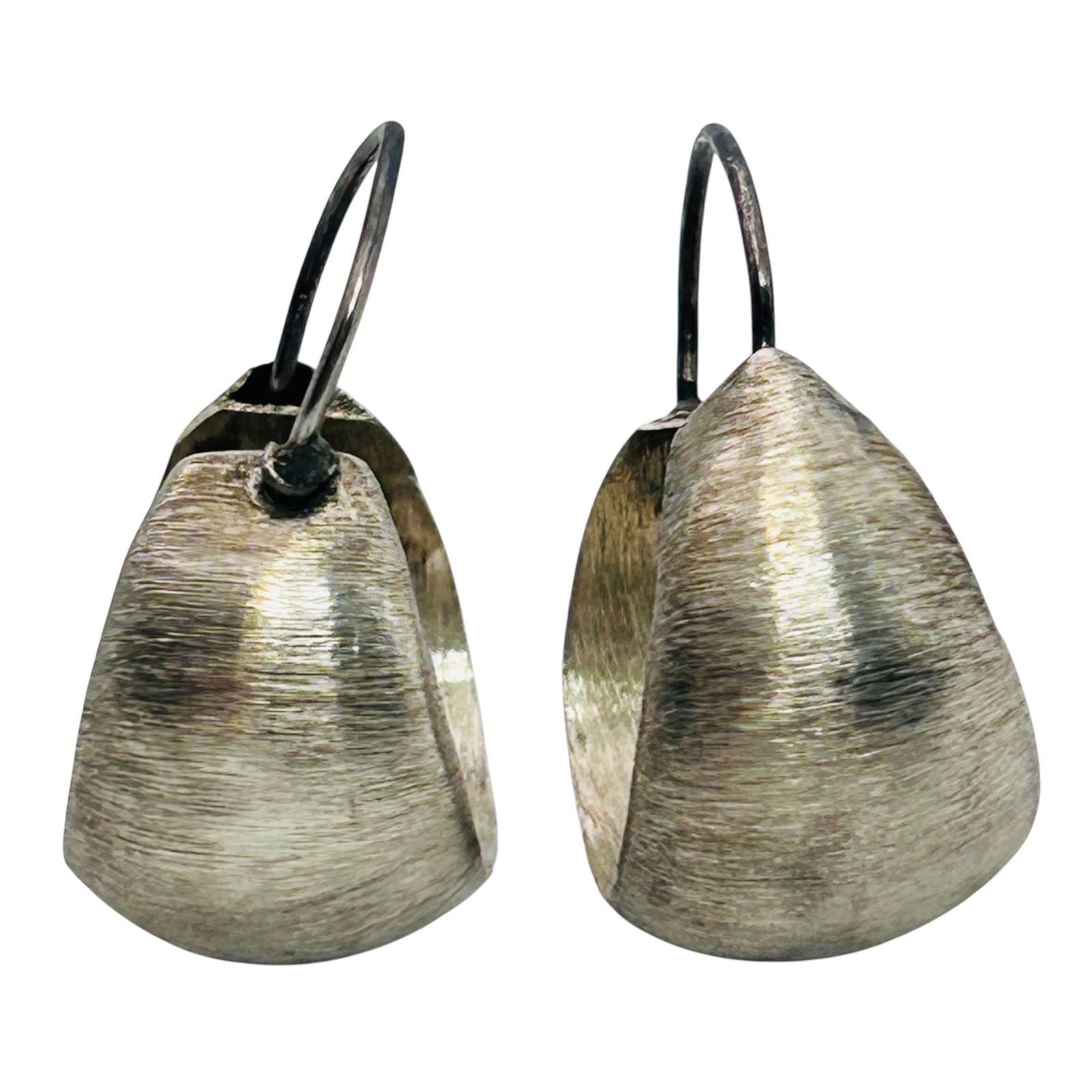 TAXCO Plata Mexico, Sterling Hoop Earring 6.23 G (1 of 7)