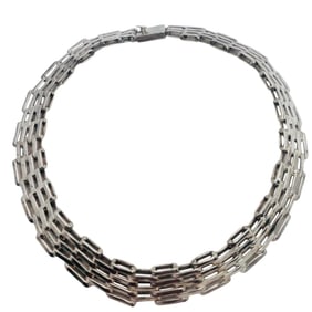 Taxco TF-45 Mexico Sterling Chain Necklace 114.47 G