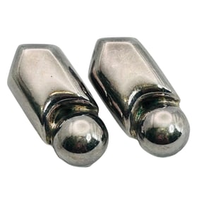 Taxco TB-154 Mexico Clip On Earrings 12.4 G