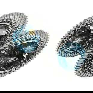 Judith Ripka Topaz Sterling Round Stud Button Earrings 13.4 G: Judith Ripka topaz Sterling round stud button earrings 13.4 g