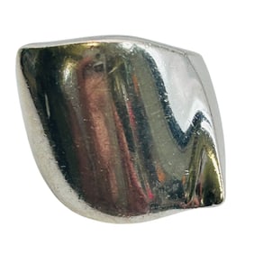 Sterling Modernist Ring Size 7, 8.82 G