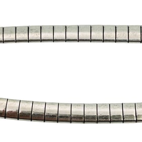 Italy Sterling Flat Chain Necklace 20.35 G