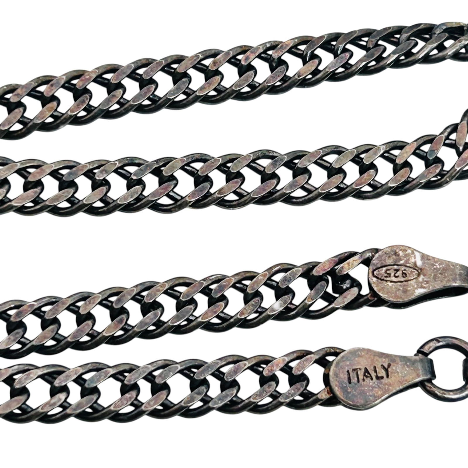 Italy Sterling  Curb Chain Bracelet 5.7 G (1 of 5)