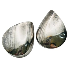 Sterling Modern Earrings Signed T00 2, 20.79 G