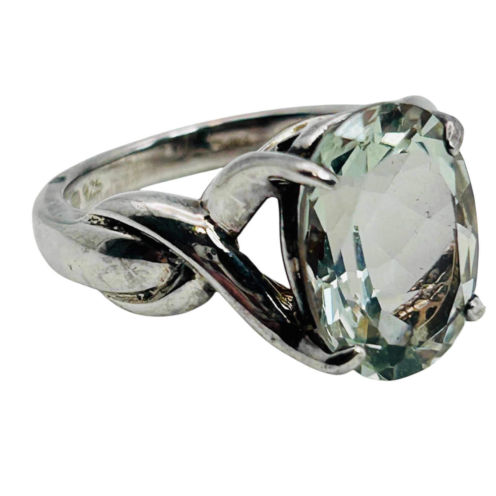 Aqua Sterling Ring Size 7, 5.94 G (1 of 7)