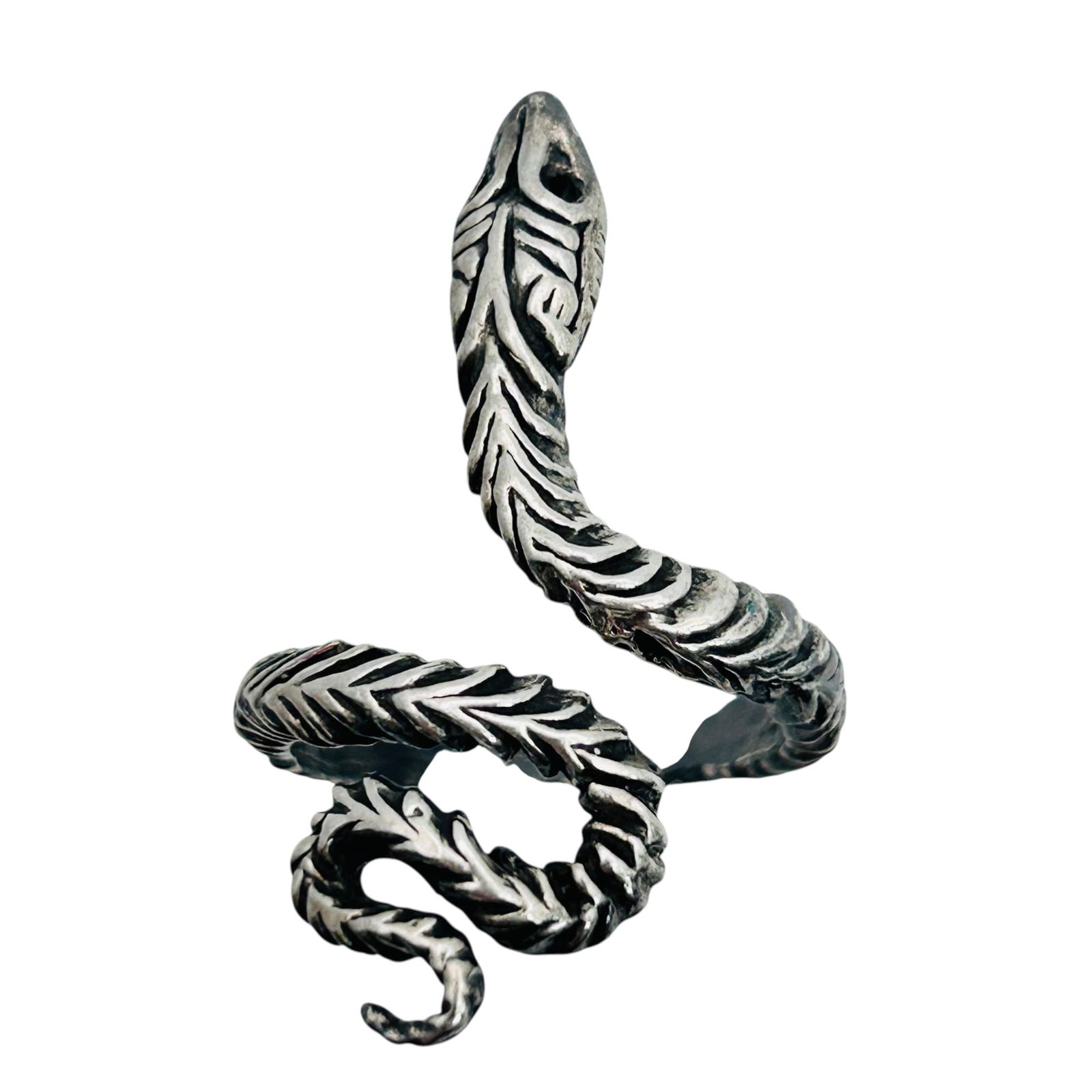 Sterling Snake Wrap Ring Size 9, 7.12 G (1 of 6)