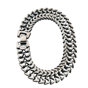 YOSCA Silver W Bracelet 17.5 G
