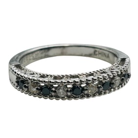 JS Sapphire, Channel Band Ring Size 7, 2.8 G