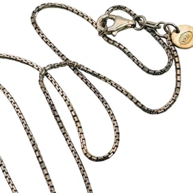 MetalSmith Sterling Box Chain Necklace, 4.13 G