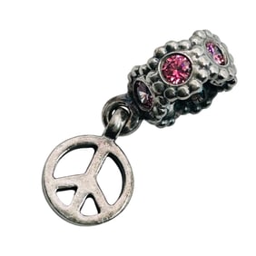 Pandora ALE Sterling Peace Sign Charm