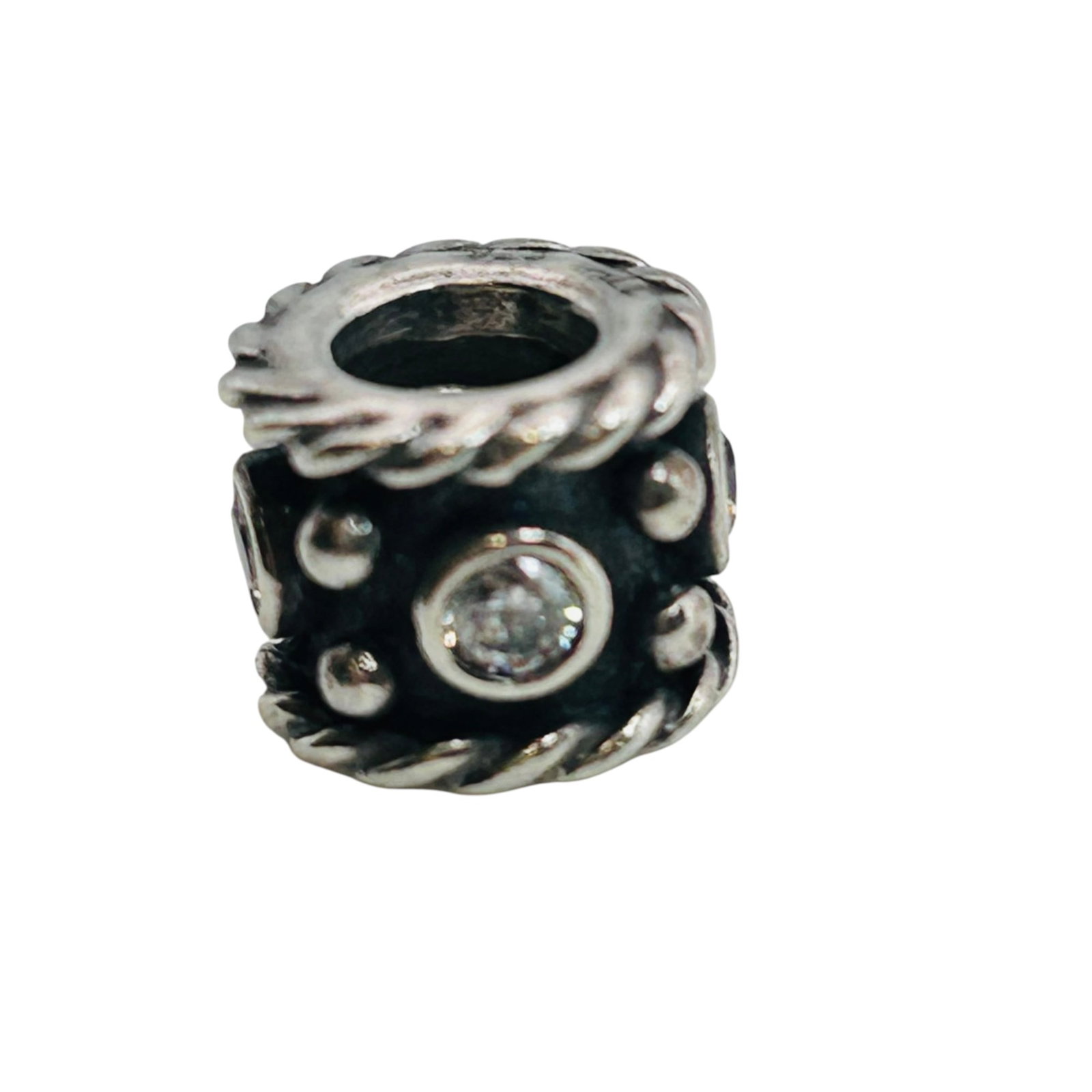 Pandora Ale Sterling Clear Stone Charm 2.66g: Pandora ale Sterling clear stone charm 2.66g