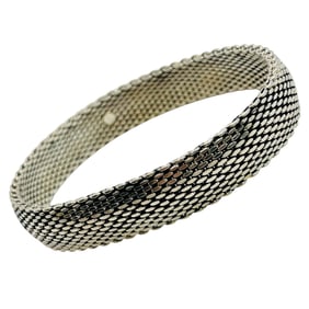 GC Sterling Woven Mesh Bracelet 39.48g