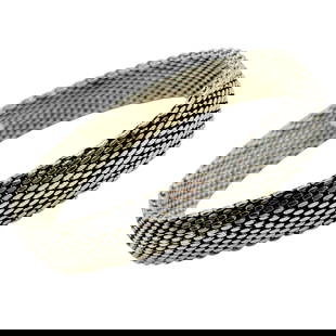 GC Sterling Woven Mesh Bracelet 39.48g: GC Sterling woven mesh bracelet 39.48g