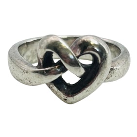 James Avery Twisted Heart Ring Size 5.5, 5.54 G
