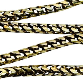 P Lux Italy, Sterling  Byzantine Chain Bracelet 10.14 G