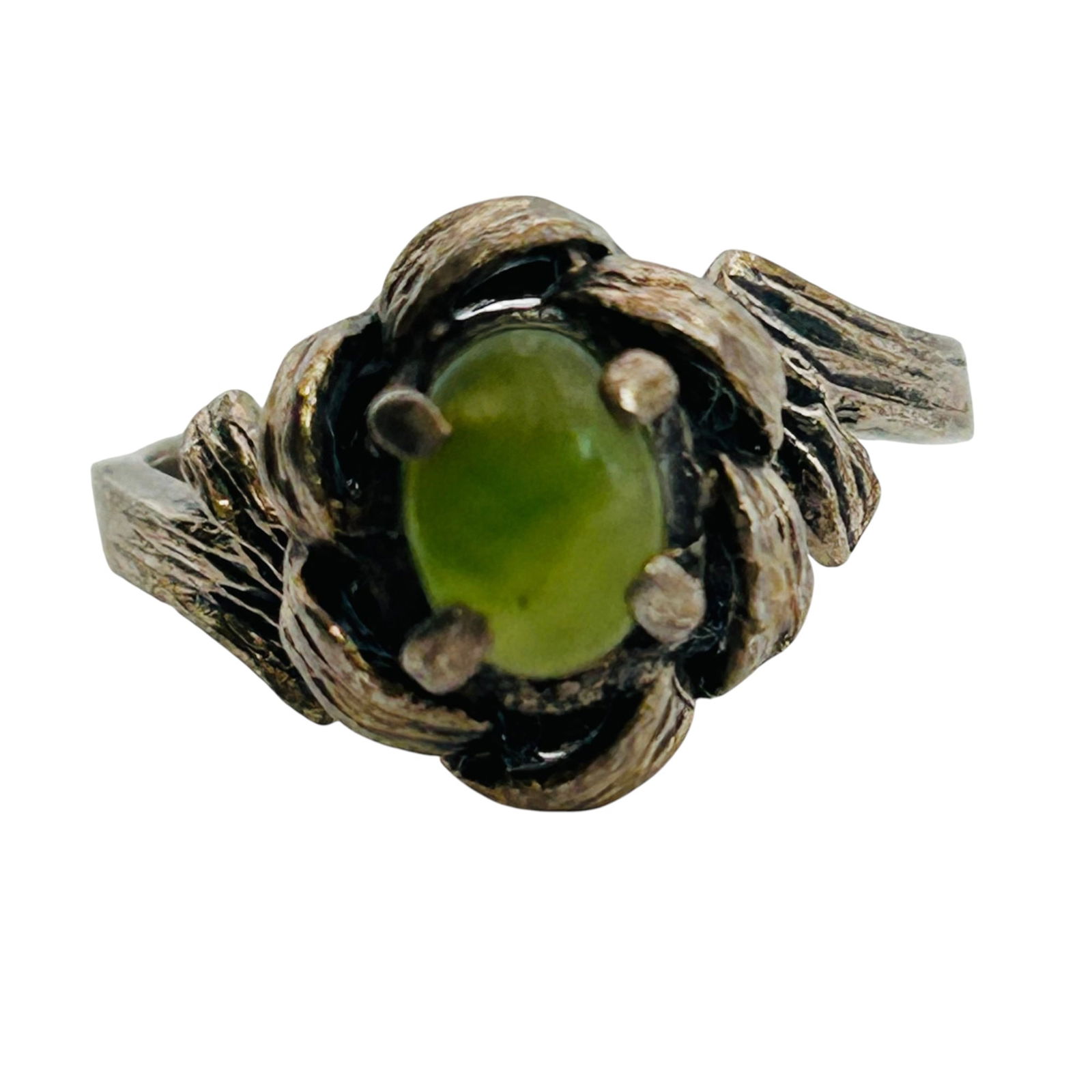 Vintage Garnet Sterling Ring Size 6, 2.77 G (1 of 6)