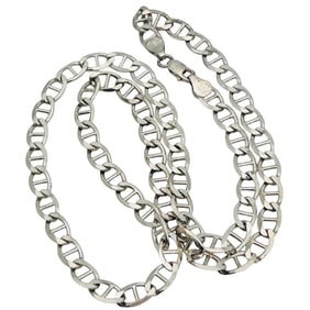 KC ITALY  Mariner Anchor Chain Necklace 15.78 G