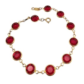 Swarovski Red Crystal Bracelet